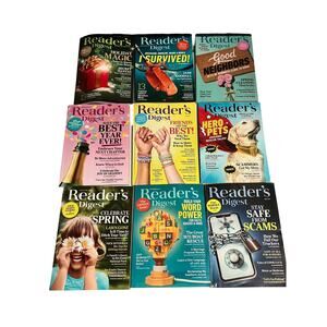 Reader's Digest Magazines 2022‎ 2023 Lot of (9)